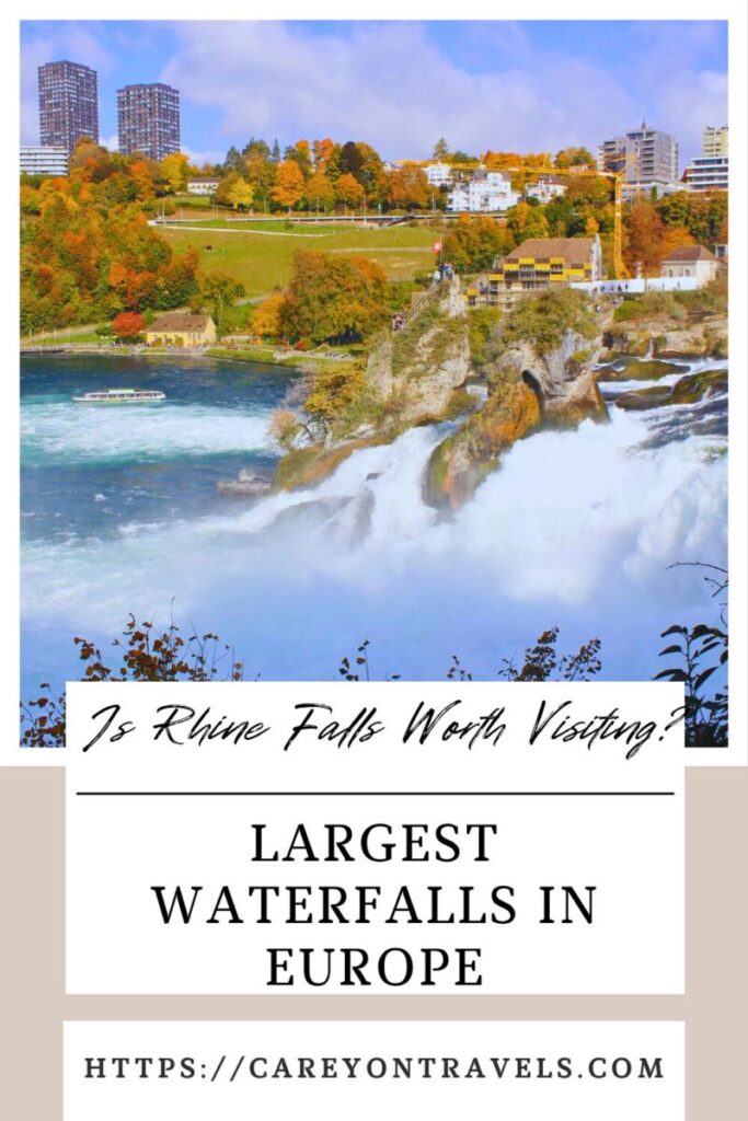Largest Waterfalls in Europe, Rhine Falls pin7