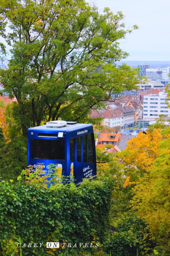 Funicular to the Schlossberg in Freiburg im Breisgau