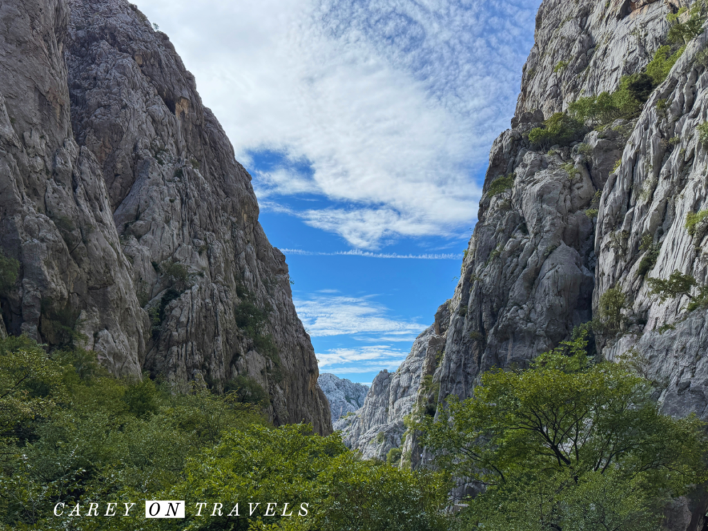 Velika Paklenica Canyon