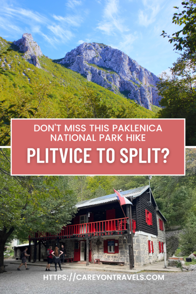 Paklenica National Park hike pin1