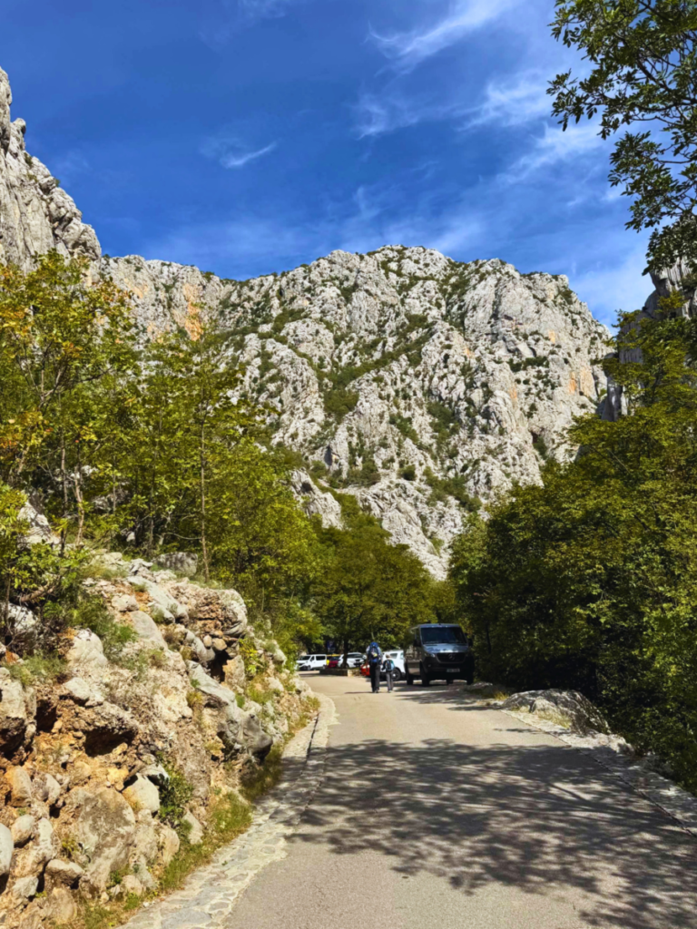 Paklenica access road
