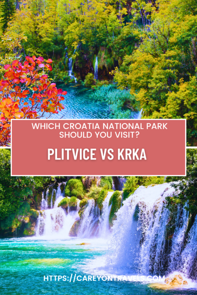 Plitvice vs Krka pin1