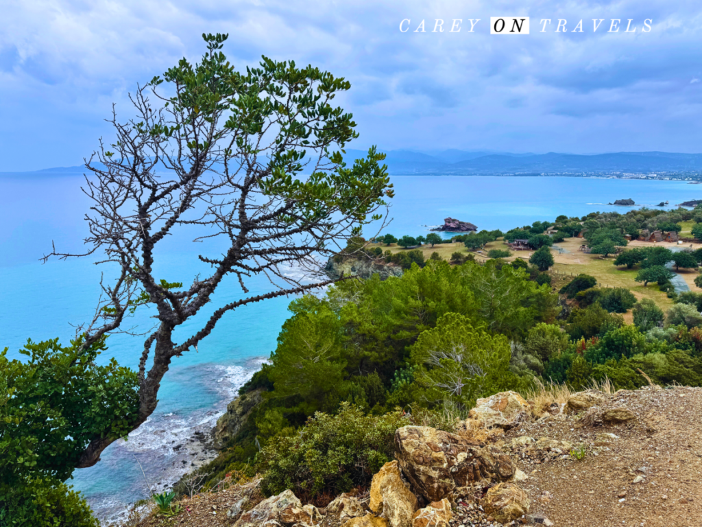 Green Lagoon Views from the Aphrodite Jeep Road
