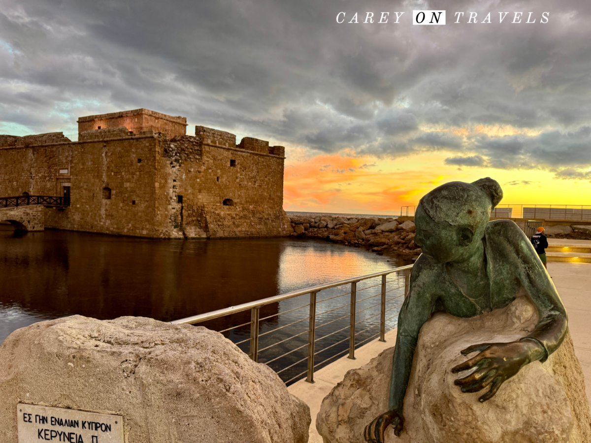 Paphos Castle at Sunset